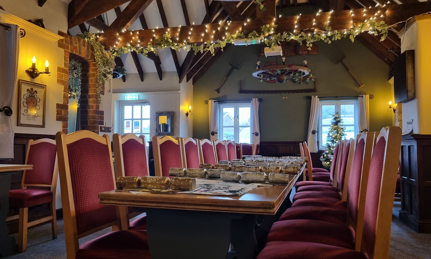 Function room at The Village Inn, Liddington, Swindon